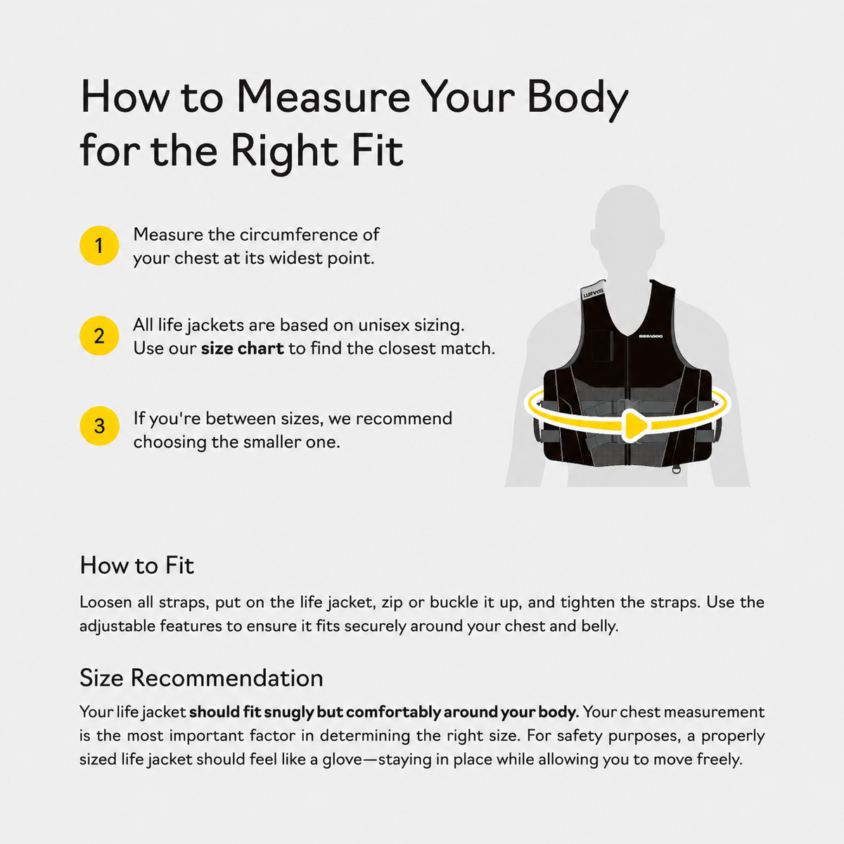 Sea-doo Freedom Stream PFD/Life Jacket Unisex